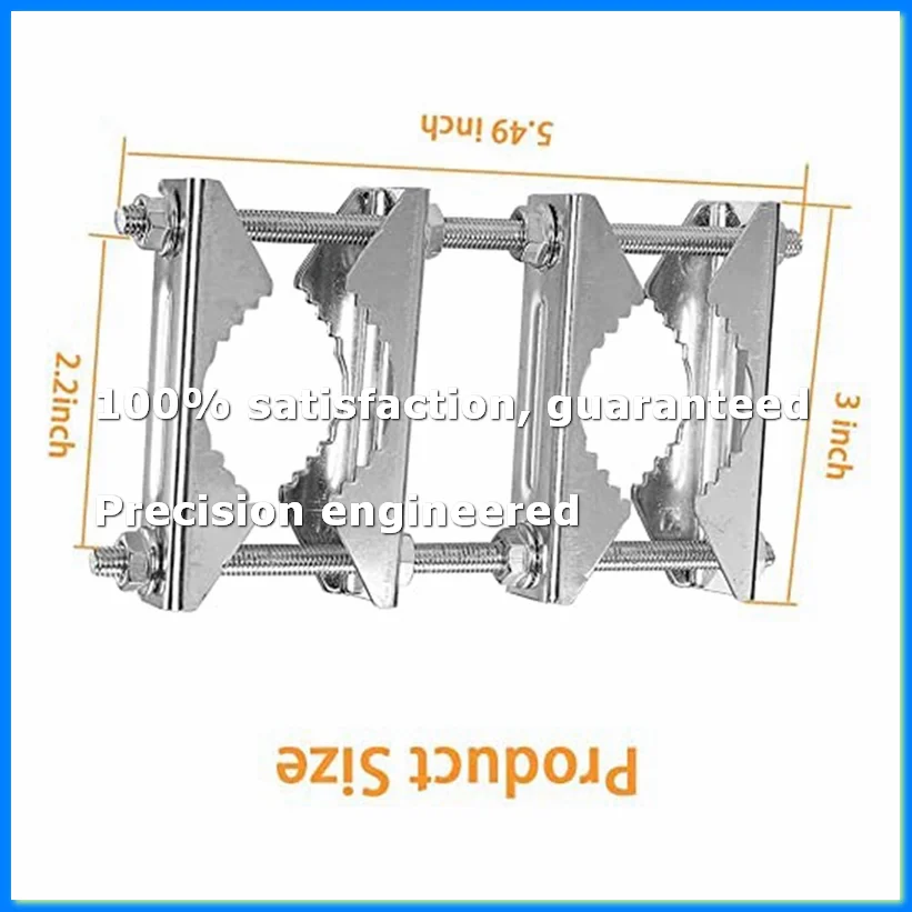 2 PCS Double Antenna Mast Clamp V Jaw Block with Bolts Mast to Mast Clamp,Patio Umbrella Holder Heavy Duty Pole to Pole-A23R
2 PCS Double Antenna Mast Clamp V Jaw Block with Bolts Mast to Mast Clamp,Patio Umbrella Holder Heavy Duty Pole to Pole-A23R