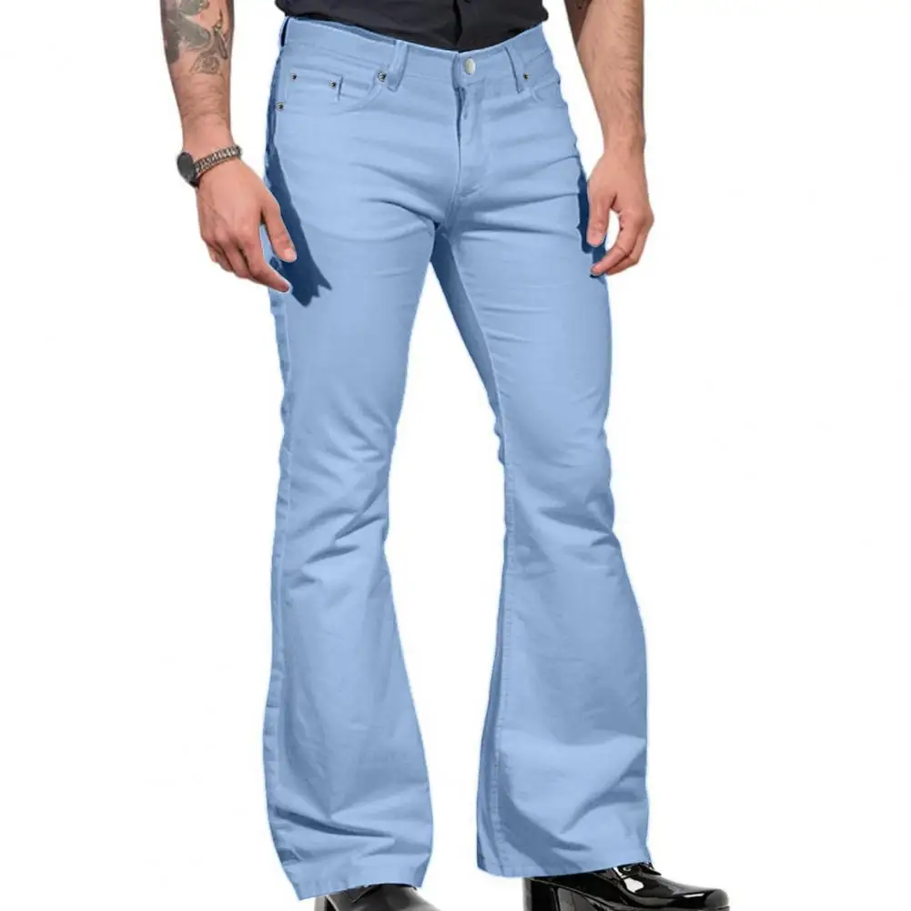 Stretchy Slim Fit Bell Bottoms Retro-inspired Flared Pants Fashionable Men's Vintage Jeans Slim Fit Bell Bottom for Harajuku
Stretchy Slim Fit Bell Bottoms Retro-inspired Flared Pants Fashionable Men's Vintage Jeans Slim Fit Bell Bottom for Harajuku