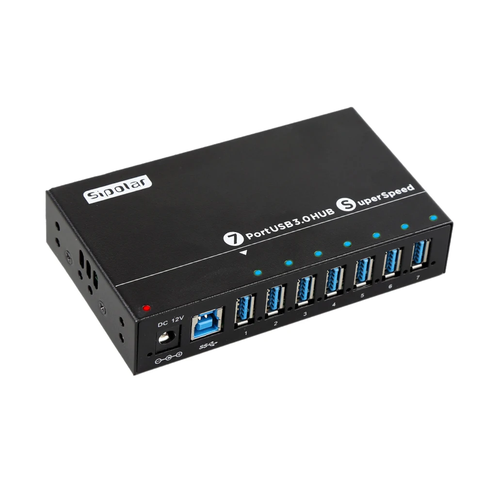 SIPOLAR 1.0Metre 7-Port USB 3.0 Hub Power Supply Simultaneously Use Hard Drive USB3.0 Splitter for Laptop,US Plug jasmine
SIPOLAR 1.0Metre 7-Port USB 3.0 Hub Power Supply Simultaneously Use Hard Drive USB3.0 Splitter for Laptop,US Plug jasmine