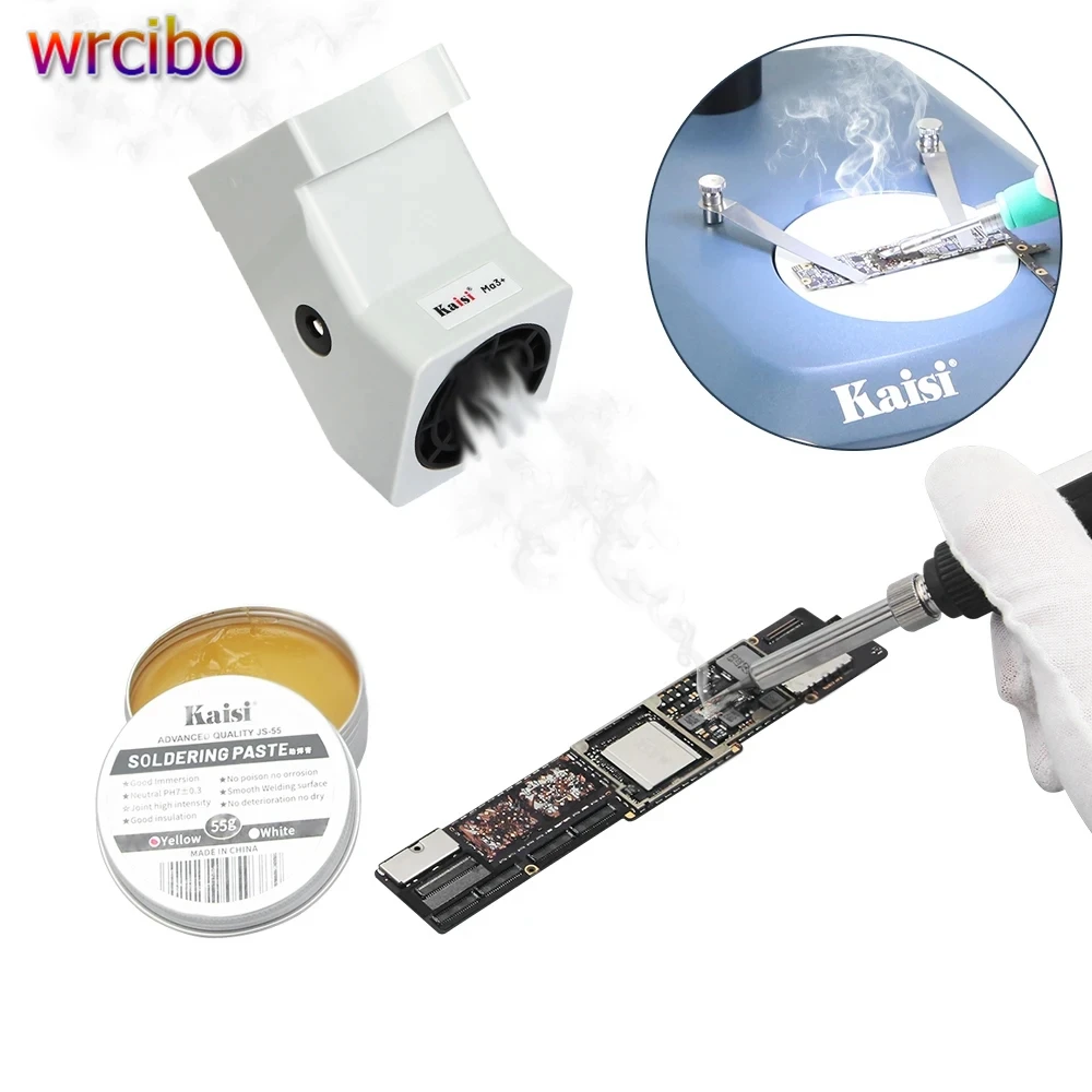 Kaisi MA3 + мини-вытяжка, поддержка универсального микроскопа, мобильная материнская плата, сварочный ремонт, очиститель для удаления сварочных дымов, инструмент 
Kaisi MA3 + мини-вытяжка, поддержка универсального микроскопа, мобильная материнская плата, сварочный ремонт, очиститель для удаления сварочных дымов, инструмент