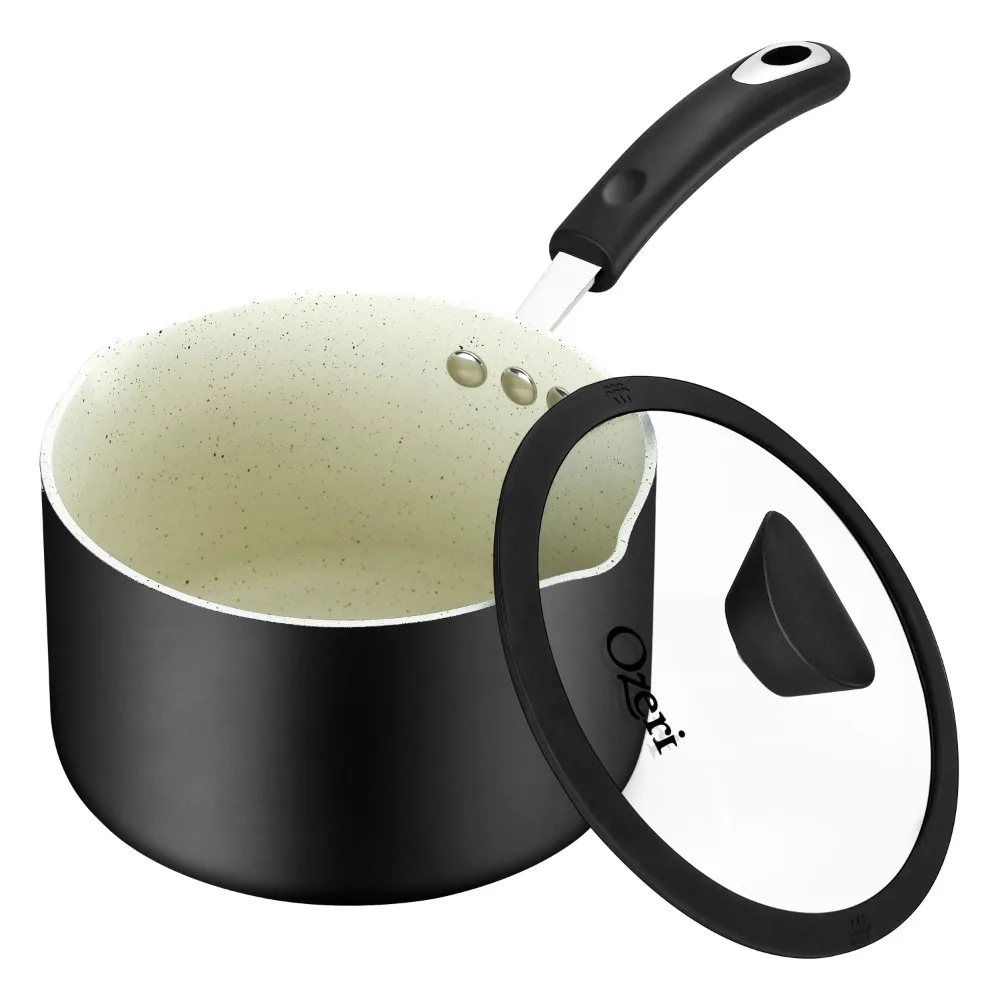 The All-in-One Stone Saucepan and Cooking Pot by -- 100% APEO, GenX, PFBS, PFOS, PFOA, NMP and NEP-Free German-Made Coating
The All-in-One Stone Saucepan and Cooking Pot by -- 100% APEO, GenX, PFBS, PFOS, PFOA, NMP and NEP-Free German-Made Coating