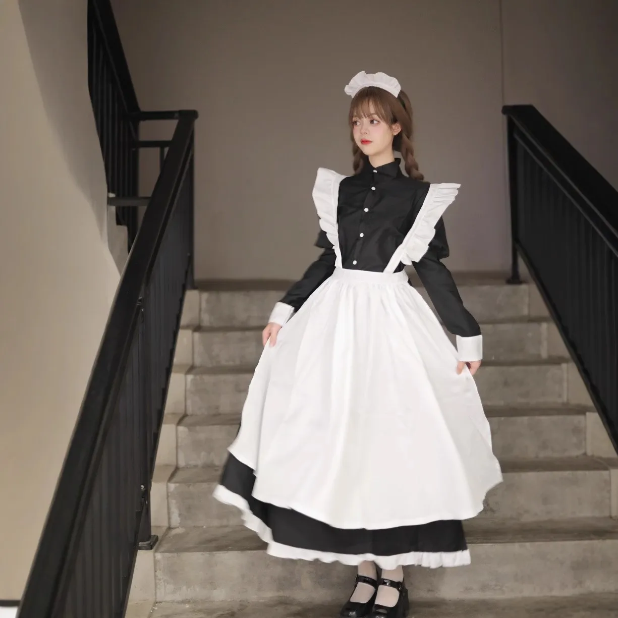 English Style Maid Uniform Cosplay Costume Cute Lolita Male Crossdresser Halloween Women's Clothing Lord Great Ladyboy Suit
English Style Maid Uniform Cosplay Costume Cute Lolita Male Crossdresser Halloween Women's Clothing Lord Great Ladyboy Suit
