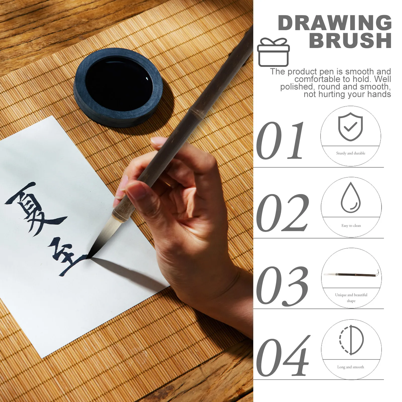 Calligraphy Brush Pen Smooth High Grade Chinese Writing Tool For Students Artists Beginners Traditional Art Stationery Painting
Calligraphy Brush Pen Smooth High Grade Chinese Writing Tool For Students Artists Beginners Traditional Art Stationery Painting