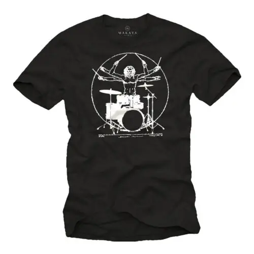 Drummer T-Shirt Herren Schlagzeug Rock Band Musiker Geschenke Männer Musik S-5XL
Drummer T-Shirt Herren Schlagzeug Rock Band Musiker Geschenke Männer Musik S-5XL