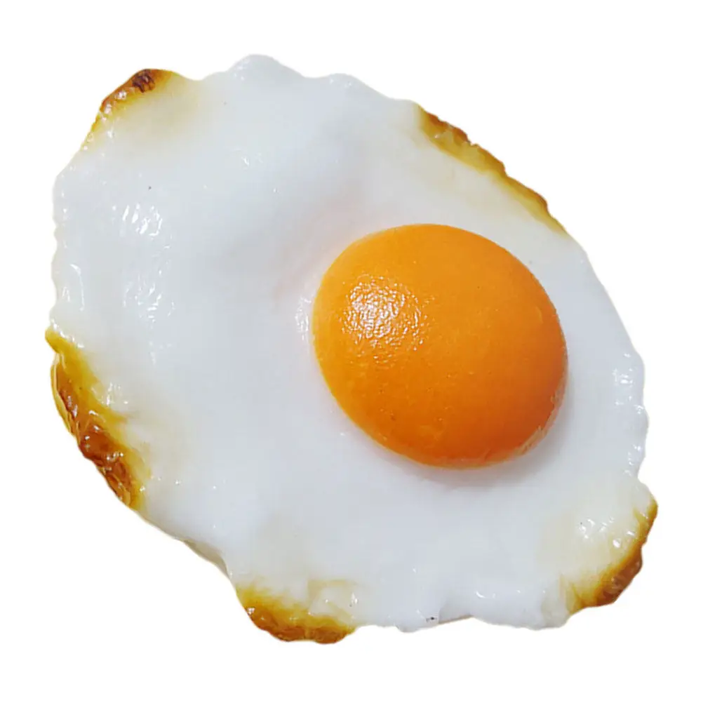 Artificial Fried Egg Simulation Chicken Egg Realistic Plastic Food Prop Home Decor Photography Display Fake Food Decor
Artificial Fried Egg Simulation Chicken Egg Realistic Plastic Food Prop Home Decor Photography Display Fake Food Decor