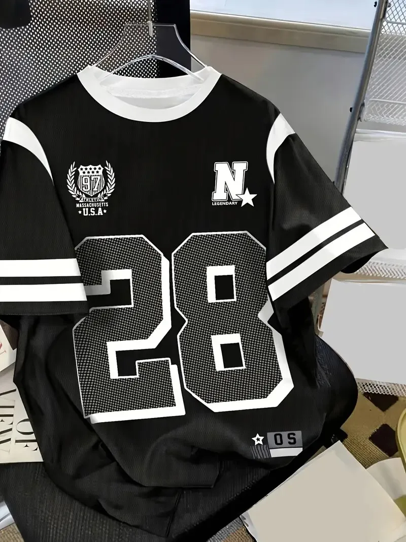 Новая мужская футболка на лето 2025 — это дышащая, легкая, повседневная и спортивная с цифровой печатью. 
Новая мужская футболка на лето 2025 — это дышащая, легкая, повседневная и спортивная с цифровой печатью.