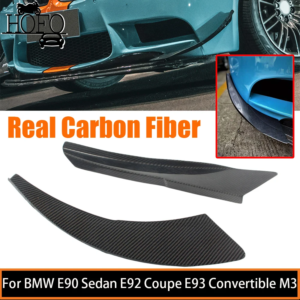 Real Dry Carbon Fiber Front Bumper Spoiler Splitter Canards Fin For BMW E90 Sedan E92 Coupe E93 Convertible M3 2005-2012
Real Dry Carbon Fiber Front Bumper Spoiler Splitter Canards Fin For BMW E90 Sedan E92 Coupe E93 Convertible M3 2005-2012