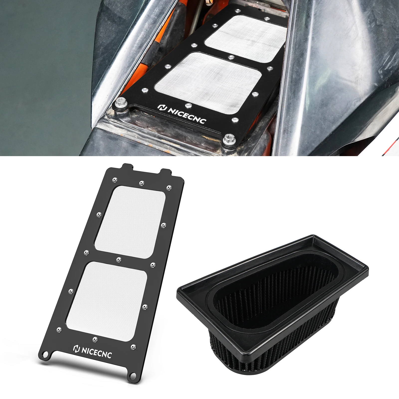 For Husqvarna 701 SM Supermoto Enduro 2016-2024 High Flow Air Filter Airbox Cover For KTM 690 SMC R 690 Enduro R 2012-2024
For Husqvarna 701 SM Supermoto Enduro 2016-2024 High Flow Air Filter Airbox Cover For KTM 690 SMC R 690 Enduro R 2012-2024