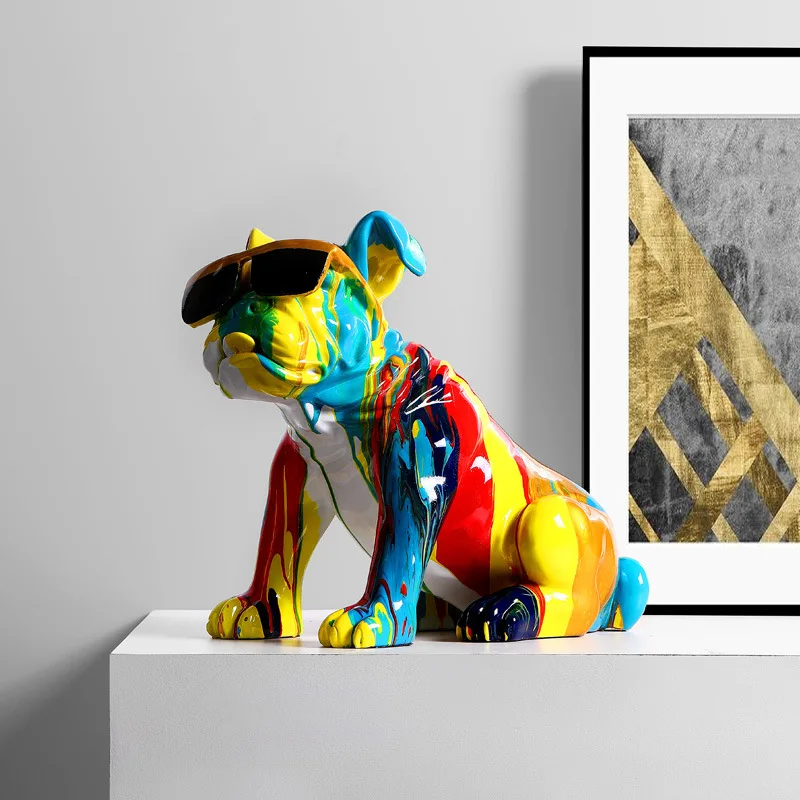 Nordic art design French fighting dog dog ornament handicrafts creative living room TV cabinet entrance decoration gift
Nordic art design French fighting dog dog ornament handicrafts creative living room TV cabinet entrance decoration gift