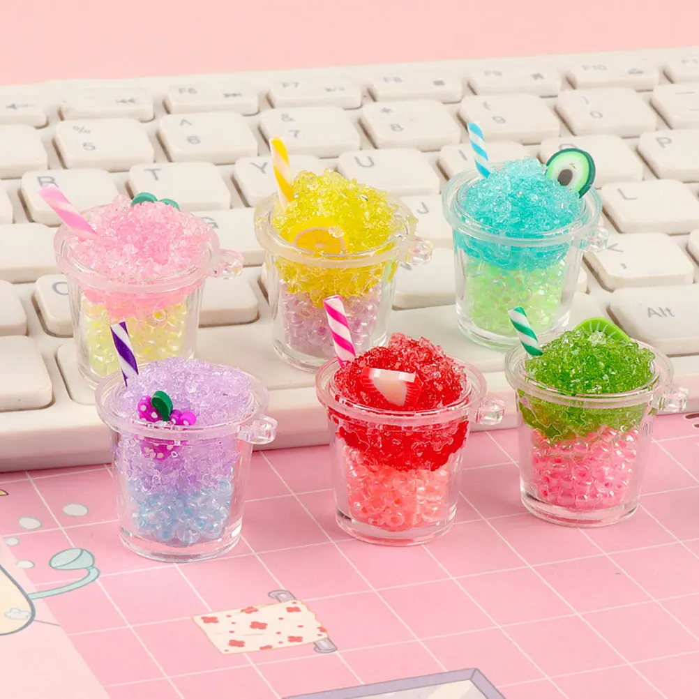 4pcs Miniature Drinks Resin Beverage Realistic Ice Cup House Accessories Decorative Fake Food Play Set Mixed Color
4pcs Miniature Drinks Resin Beverage Realistic Ice Cup House Accessories Decorative Fake Food Play Set Mixed Color