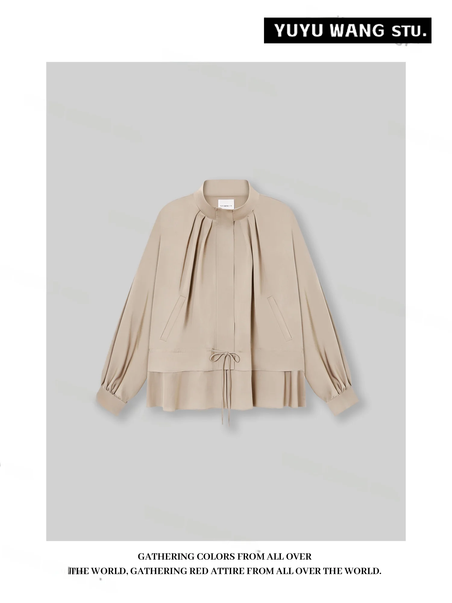 YUYU WANG Весна 2026 Женская повседневная куртка с вышивкой и поясом, оверсайз, стройнящая, легкая, люксовая, свободного кроя, с прямым подолом
YUYU WANG Весна 2026 Женская повседневная куртка с вышивкой и поясом, оверсайз, стройнящая, легкая, люксовая, свободного кроя, с прямым подолом