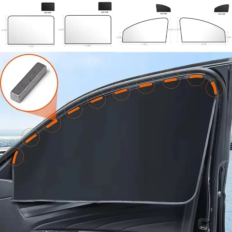 Magnetic Car Window Sunshade Cover Summer UV Protection Car Side Front Rear Window Mesh Curtain Protector Cover Auto Accessories
Magnetic Car Window Sunshade Cover Summer UV Protection Car Side Front Rear Window Mesh Curtain Protector Cover Auto Accessories