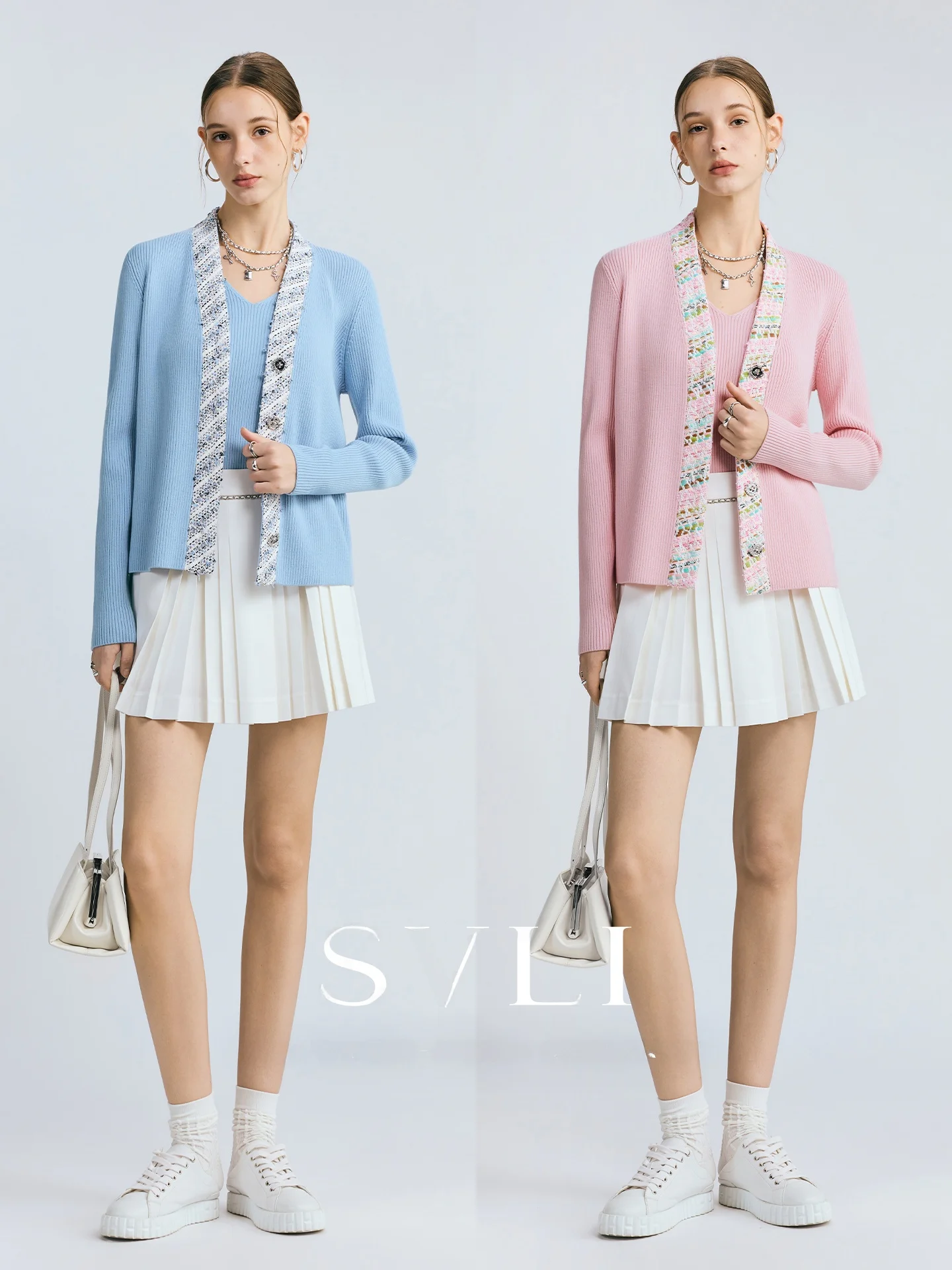 SVLI Flower Ci Secret Color Series Small Fraance Sle V-ne Patchwork Wool Knitted Cardigan Vest Luxury Faion Women's...
SVLI Flower Ci Secret Color Series Small Fraance Sle V-ne Patchwork Wool Knitted Cardigan Vest Luxury Faion Women's...