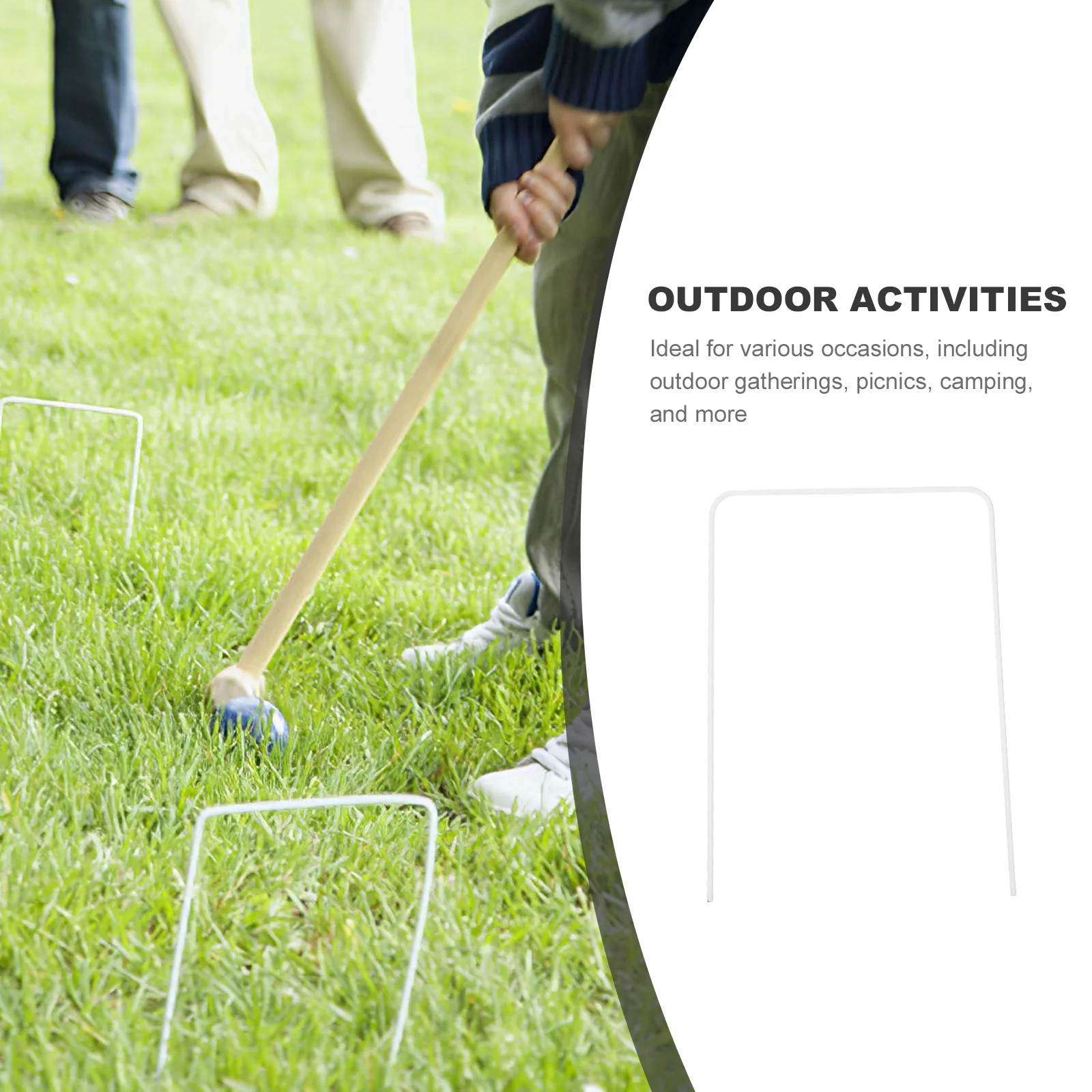 Croquet Wickets Replacement Set 9Pcs Square Metal Hoops 8X5.5 Inch Outdoor Game Goal Iron Wire Gate Accessory 2024
Croquet Wickets Replacement Set 9Pcs Square Metal Hoops 8X5.5 Inch Outdoor Game Goal Iron Wire Gate Accessory 2024