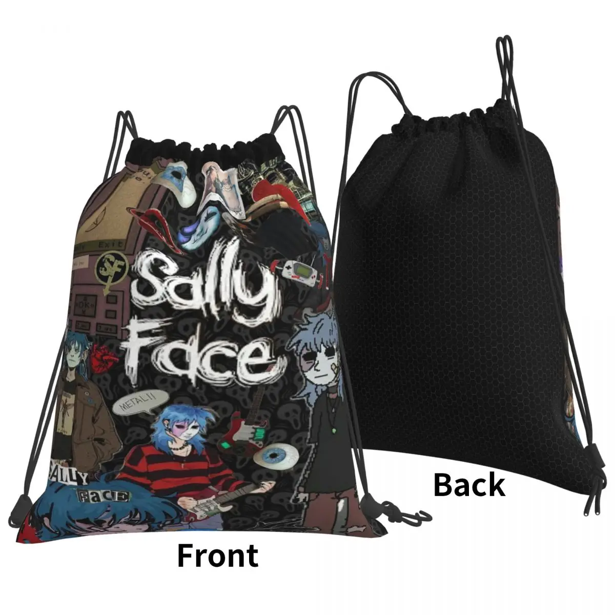 Sally Face Game Anime SF Backpacks Casual Drawstring Bags Sundries Bag Book Bags for Man Woman Students
Sally Face Game Anime SF Backpacks Casual Drawstring Bags Sundries Bag Book Bags for Man Woman Students