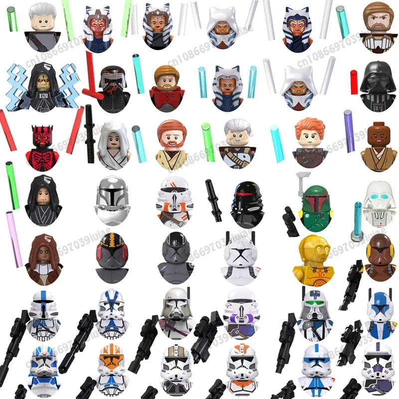 Hot Toys Star Wars Battle Droid Darth Vader Han Solo C-3PO Boba Fett Figure Toy Bricks Assembling Doll Building Blocks
Hot Toys Star Wars Battle Droid Darth Vader Han Solo C-3PO Boba Fett Figure Toy Bricks Assembling Doll Building Blocks