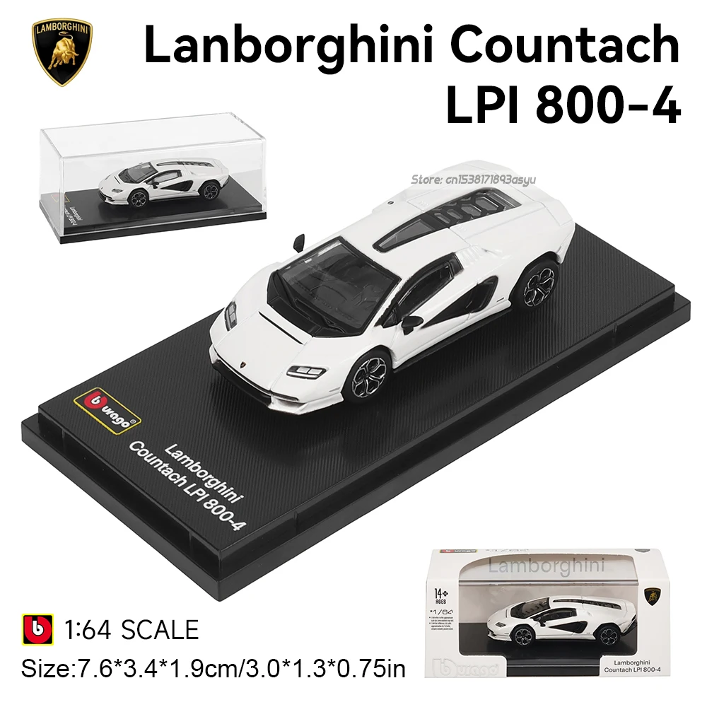 Bburago 1:64 Lamborghini Countach LPI800-4 Terzo Millennio alloy car model die-casting toy collection gift various colors
Bburago 1:64 Lamborghini Countach LPI800-4 Terzo Millennio alloy car model die-casting toy collection gift various colors