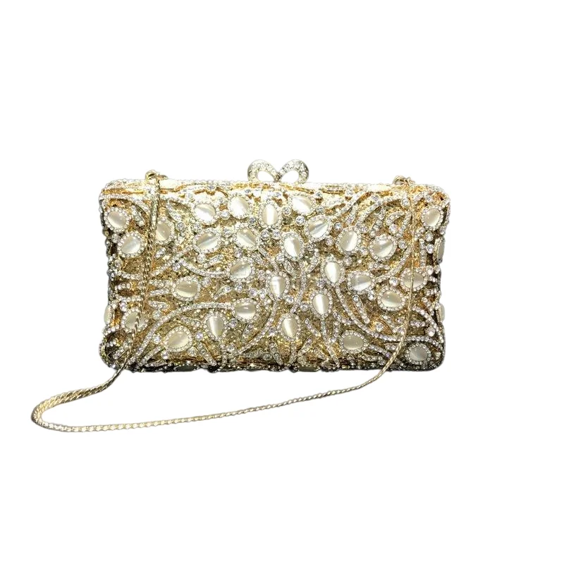 Cat's Eye Diamond Bag, Empty Metal Crystal Dinner Bag, Handmade Diamond Women's Handbag. Unique Stylish Floral Beaded Tote Bag
Cat's Eye Diamond Bag, Empty Metal Crystal Dinner Bag, Handmade Diamond Women's Handbag. Unique Stylish Floral Beaded Tote Bag