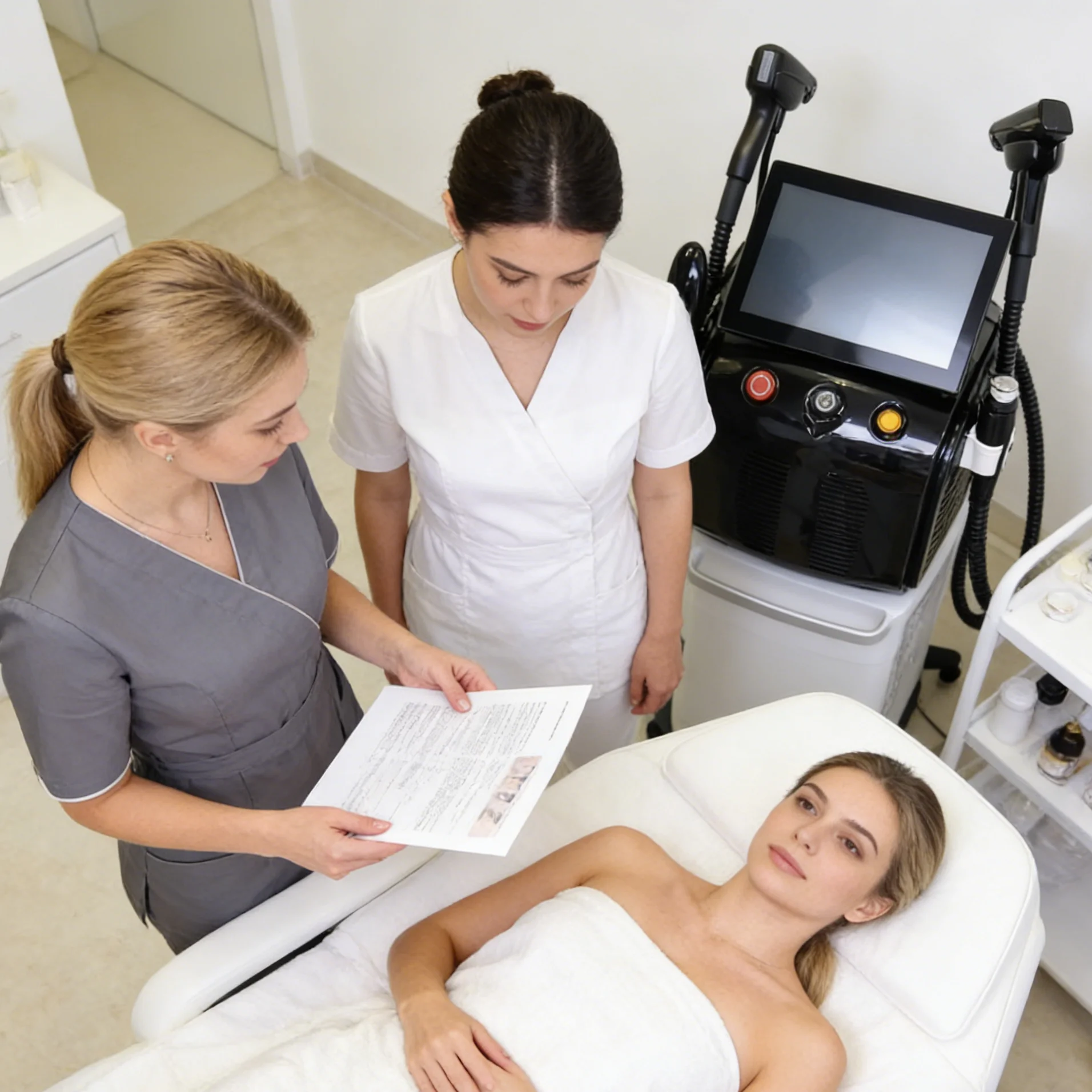 4in1 4000w Soprano Titanium Ice Platinum Diode 755 808 1064nm 4 Wavelength Laser ND:YAG Machine Painless Hair Removal SLyric
4in1 4000w Soprano Titanium Ice Platinum Diode 755 808 1064nm 4 Wavelength Laser ND:YAG Machine Painless Hair Removal SLyric