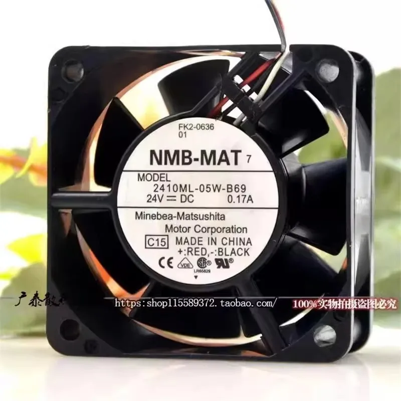 Оригинальный вентилятор охлаждения 2410ML-05W-B69 24V 0.17A 60*60*25 мм 6 см с двойным шарикоподшипником для преобразователя частоты
Оригинальный вентилятор охлаждения 2410ML-05W-B69 24V 0.17A 60*60*25 мм 6 см с двойным шарикоподшипником для преобразователя частоты