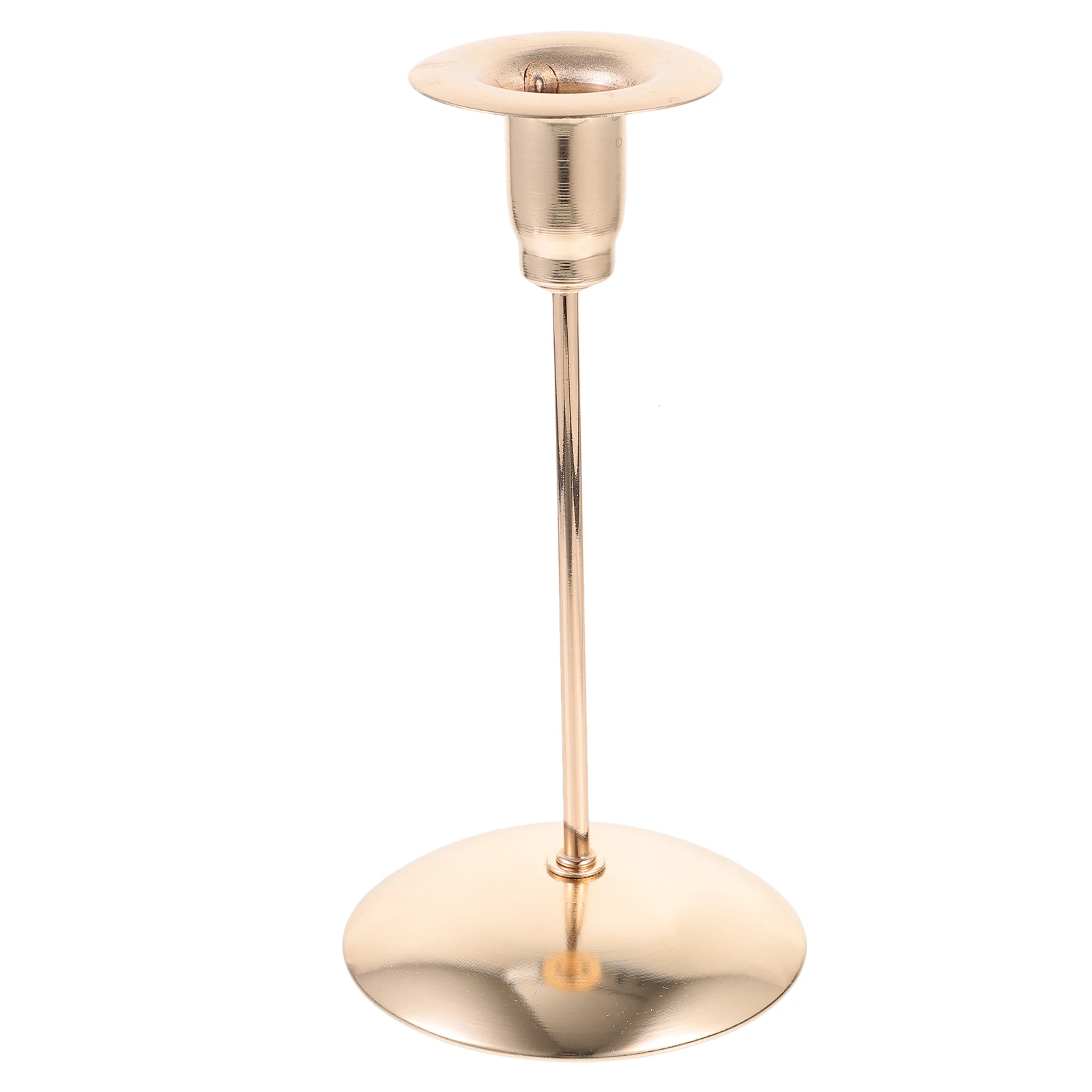 Iron Candlestick Holder Gold Single Head Heat Resistant Sturdy Metal Decor Wedding Party Tealight Stand Desk Accessory
Iron Candlestick Holder Gold Single Head Heat Resistant Sturdy Metal Decor Wedding Party Tealight Stand Desk Accessory