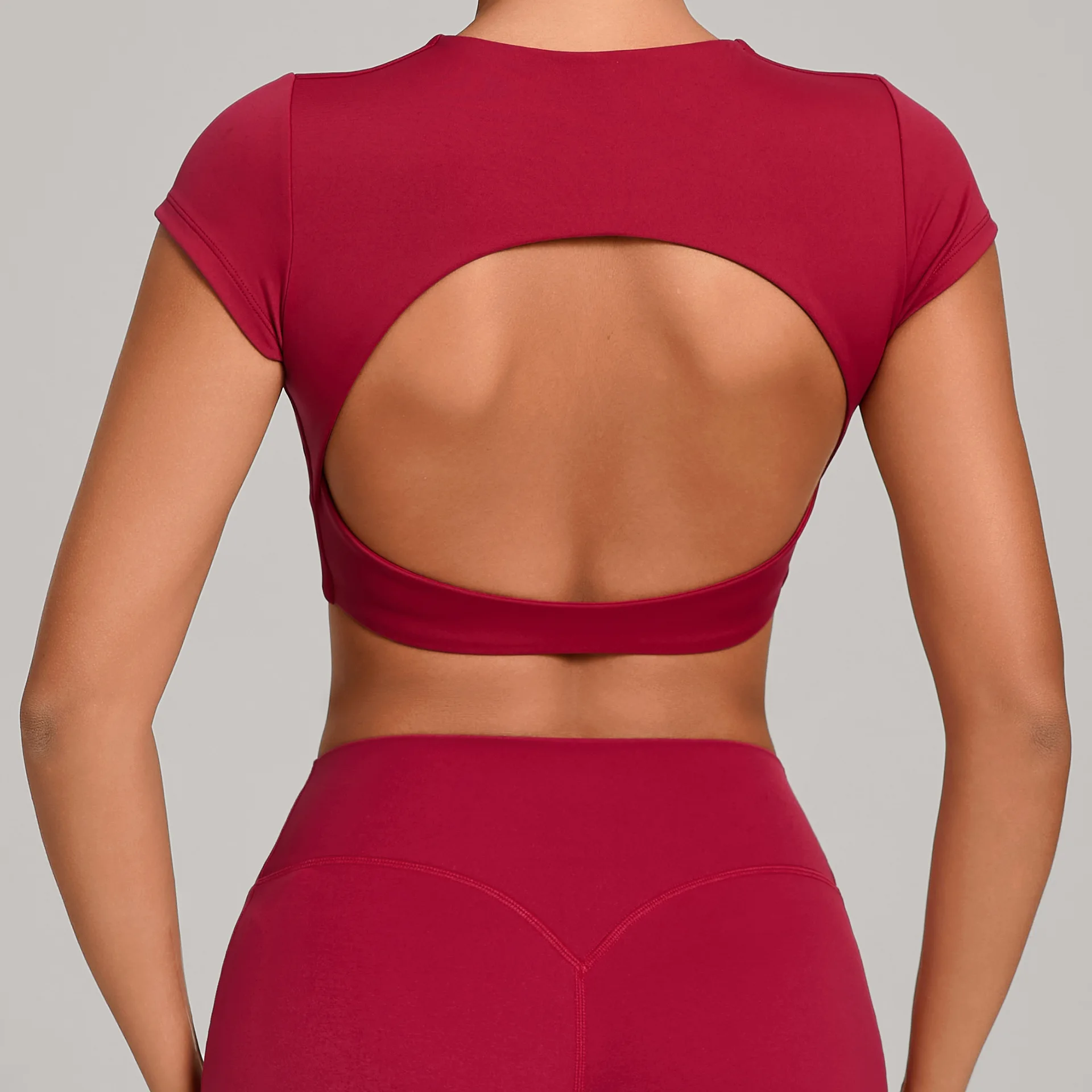 Summer Outdoor Sports Shirts Breathable Workout Tops Fitness Sportswear Sexy Backless Yoga Clothing Sport Crop Top Women Gym Top
Summer Outdoor Sports Shirts Breathable Workout Tops Fitness Sportswear Sexy Backless Yoga Clothing Sport Crop Top Women Gym Top