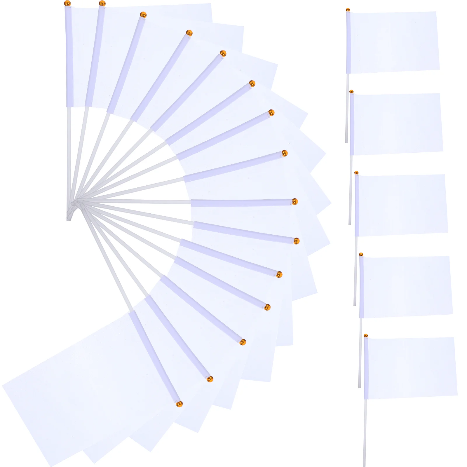 20 Pcs Waving Flag Commanding Referee Hand-cranked Racing Banner Football Flags
20 Pcs Waving Flag Commanding Referee Hand-cranked Racing Banner Football Flags