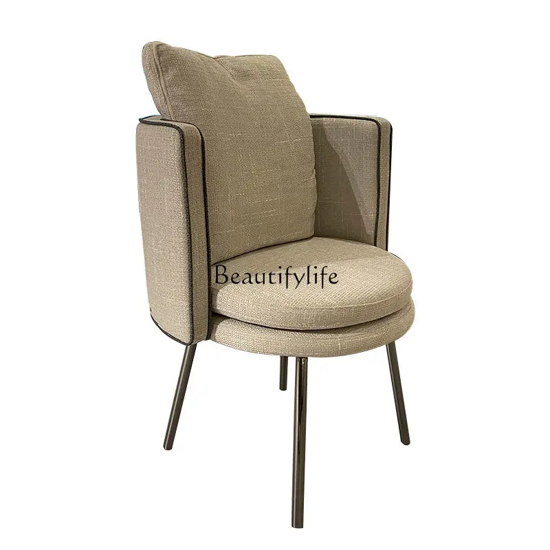 Casual makeup chair meeting room just light coffee designer fabric steel frame rotating book chair
Casual makeup chair meeting room just light coffee designer fabric steel frame rotating book chair