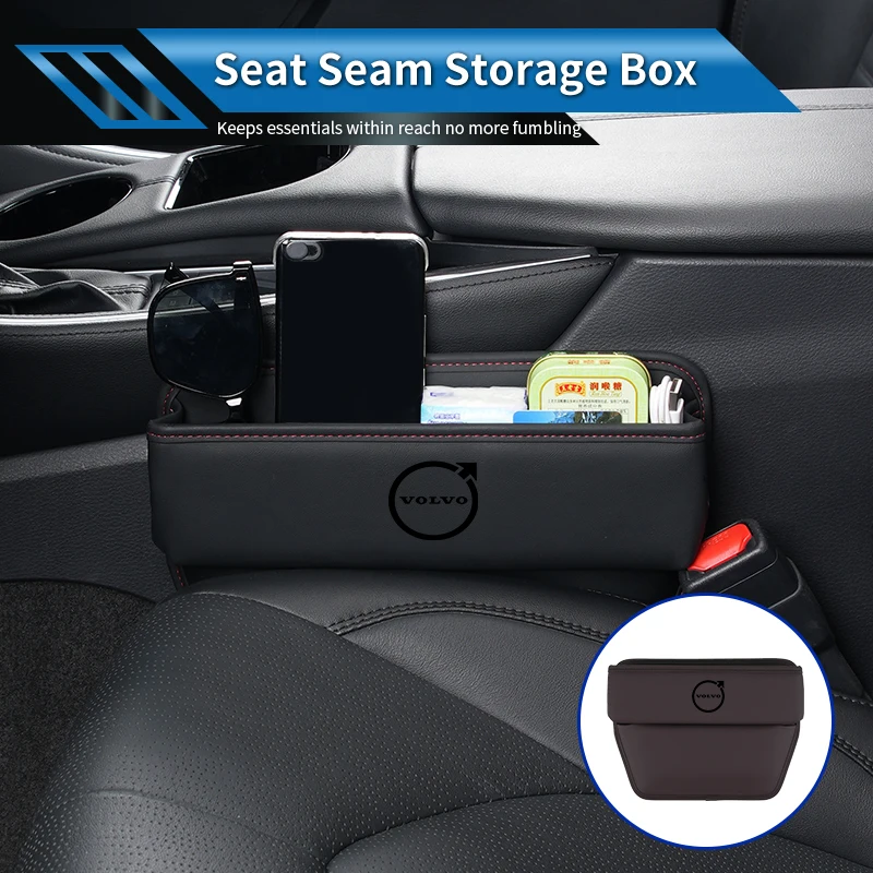 Car Trapezoidal Seat Gap Organizer PU Leather Storage Box Auto Stickers For Volvo AWD S60 T6 V60 V70 V90 XC40 XC60 XC70 XC90
Car Trapezoidal Seat Gap Organizer PU Leather Storage Box Auto Stickers For Volvo AWD S60 T6 V60 V70 V90 XC40 XC60 XC70 XC90