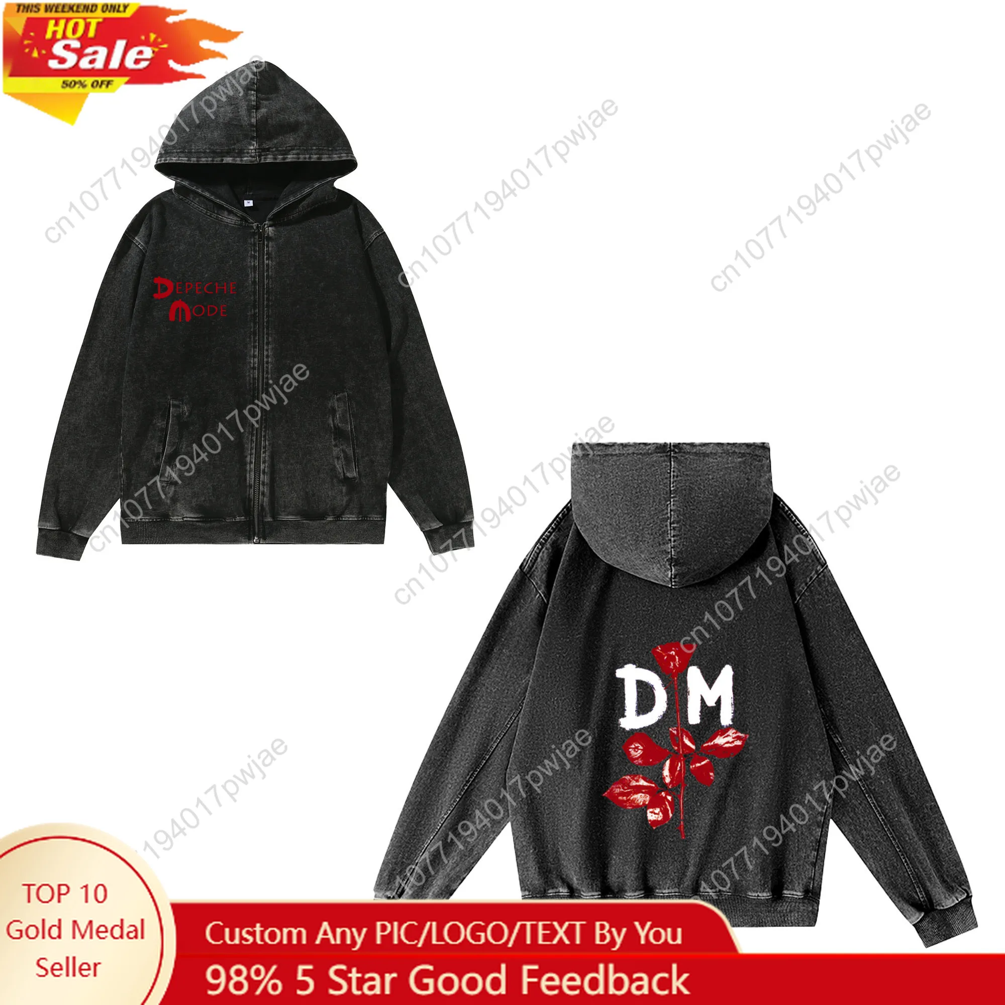 Depeche Mode Rock Band Zipper Sweatshirt Man Woman Vintage Hoodies Sweat Shirt With Pocket Full Zip Customized Jacket Tops 
Depeche Mode Rock Band Zipper Sweatshirt Man Woman Vintage Hoodies Sweat Shirt With Pocket Full Zip Customized Jacket Tops