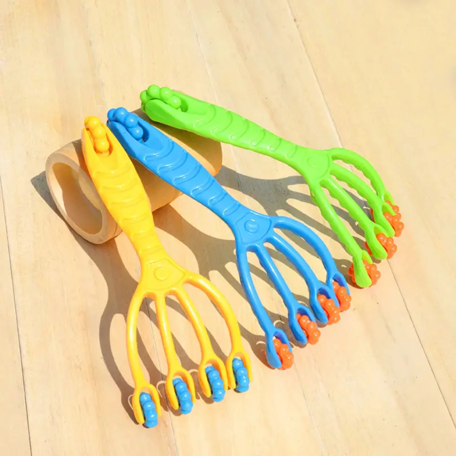 Finger Trigger Point Roller Massager with Four-wheels for Hand Massage - Set of 3 Pieces
Finger Trigger Point Roller Massager with Four-wheels for Hand Massage - Set of 3 Pieces