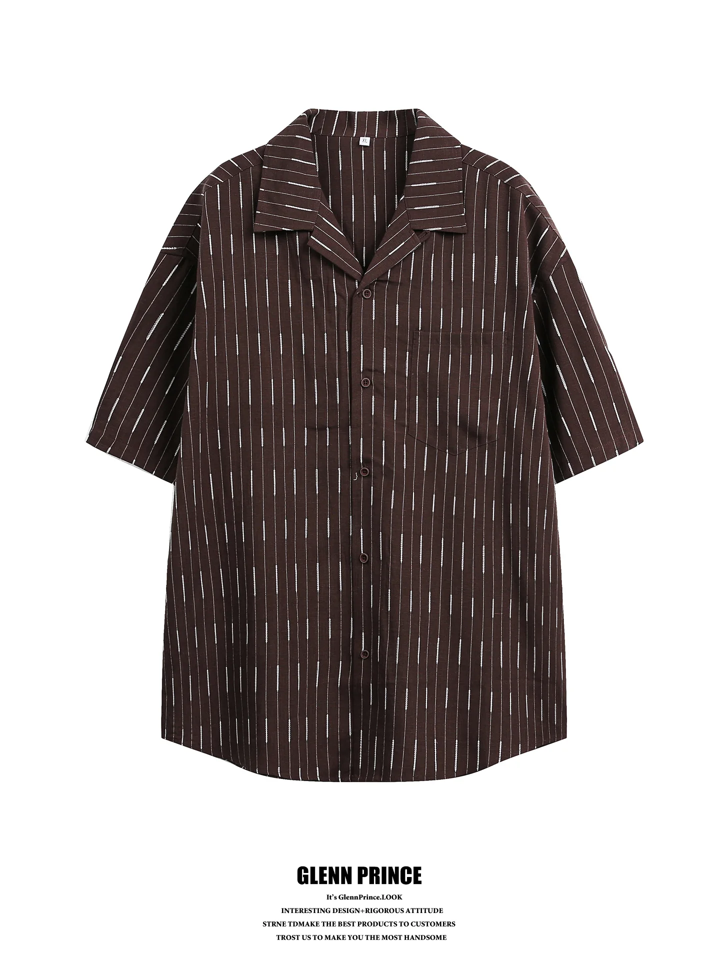 GPstudio Vintage Linen Stripe Cuban Collar Short Sleeve Shirt Men's Summer Loose Shirt Breathable Casual Fashion Youth
GPstudio Vintage Linen Stripe Cuban Collar Short Sleeve Shirt Men's Summer Loose Shirt Breathable Casual Fashion Youth