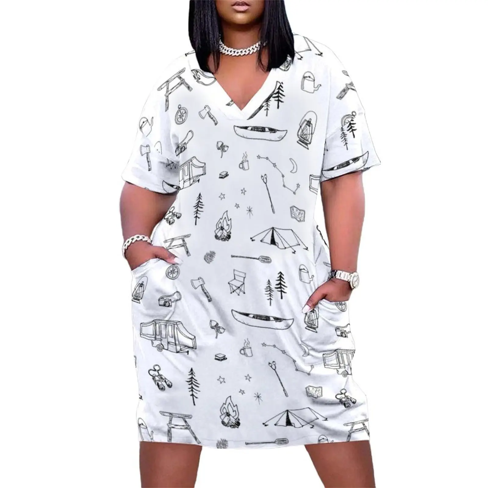 Simple Camping Loose Pocket Dress clothing women summer 2025 women's clothing trend 2025
Simple Camping Loose Pocket Dress clothing women summer 2025 women's clothing trend 2025