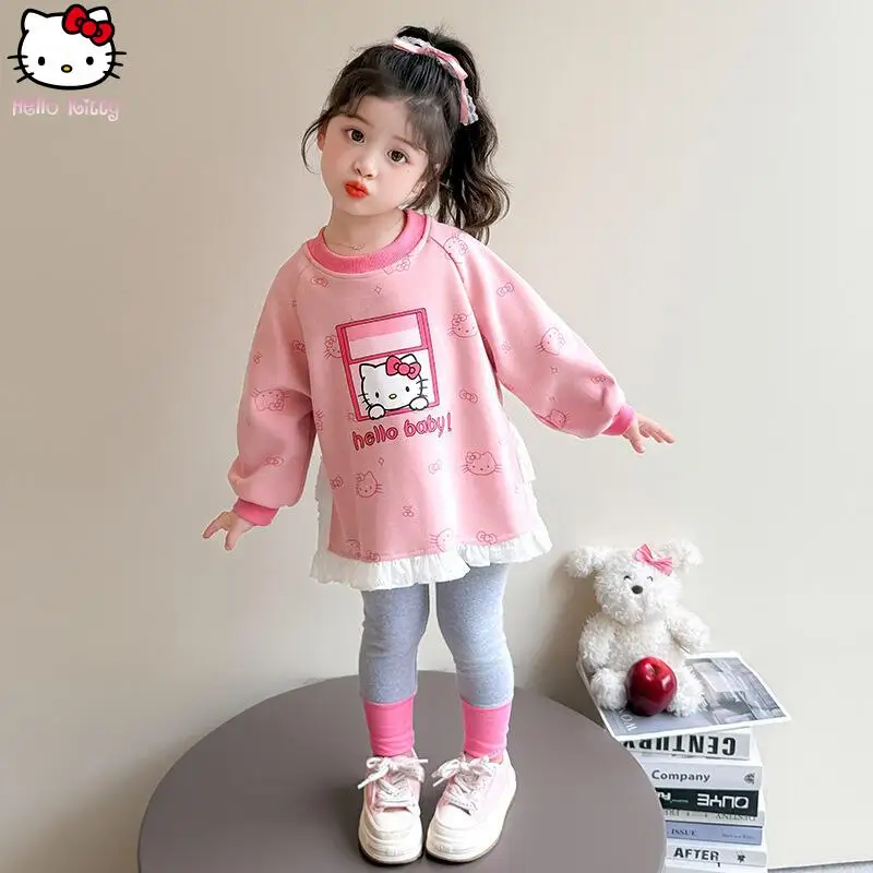 T Shirt Skirt Set Girls Tight Trousers Children Spring Fall Casual Clothe Kawaii Fashion New Sweet Tops 2Pcs Hello Kitty
T Shirt Skirt Set Girls Tight Trousers Children Spring Fall Casual Clothe Kawaii Fashion New Sweet Tops 2Pcs Hello Kitty