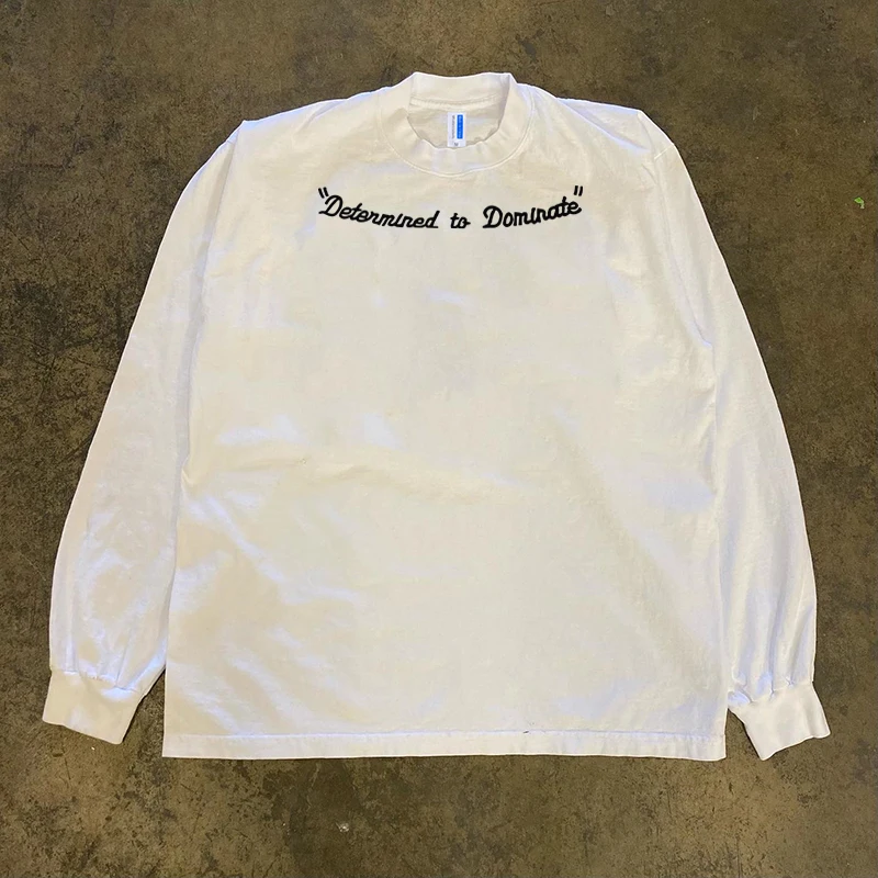 Heavyweight Pure Cotton Long Sleeve T-Shirt 300g Little Chen Story Multi Couple Style Small Letter Design
Heavyweight Pure Cotton Long Sleeve T-Shirt 300g Little Chen Story Multi Couple Style Small Letter Design
