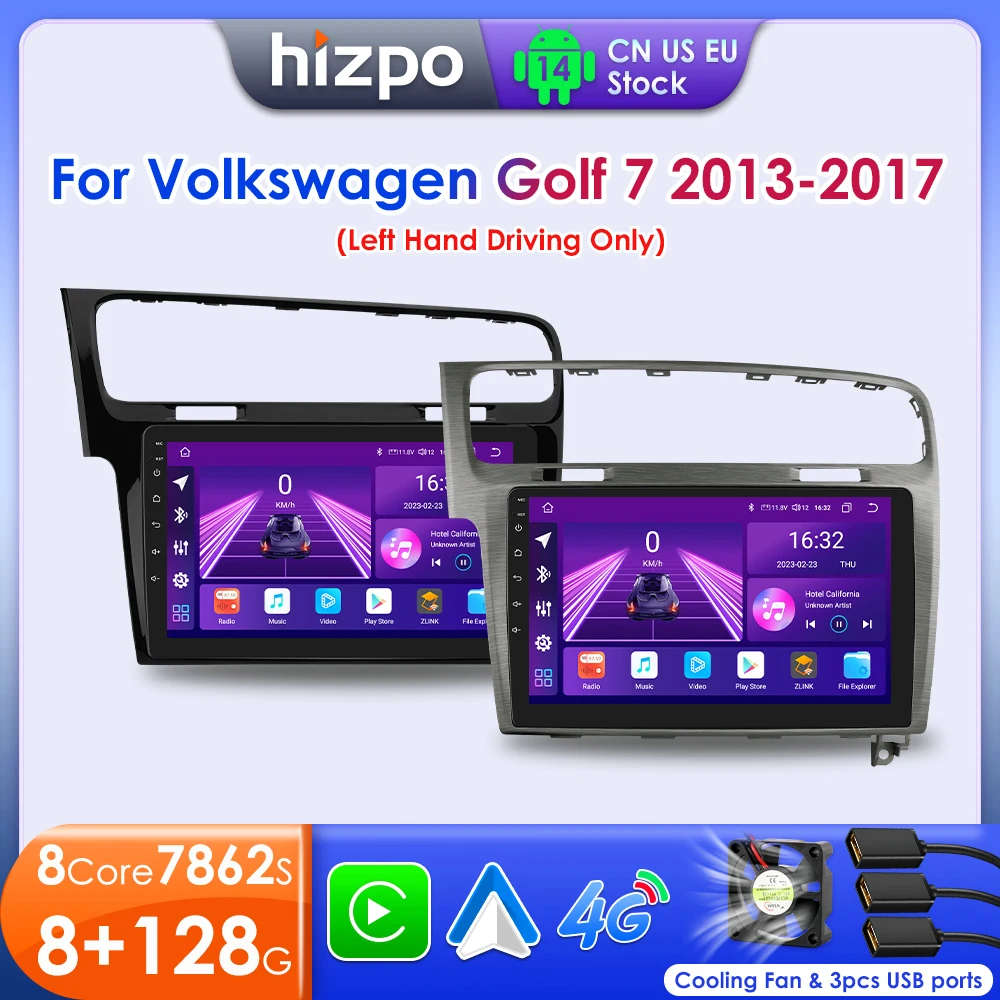 Hizpo 9‘’ 2 DIN Navi Autoradio For VW Volkswagen Golf 7 2013-2017 Car Radio Multimedia GPS CarPlay Android Auto 4G LTE DPS SWC
Hizpo 9‘’ 2 DIN Navi Autoradio For VW Volkswagen Golf 7 2013-2017 Car Radio Multimedia GPS CarPlay Android Auto 4G LTE DPS SWC