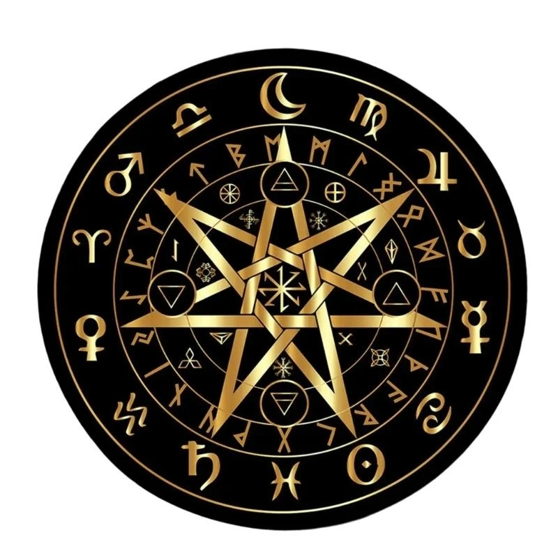 31KC Dowsing Divinations Mat Pad Pattern Astrology Pendulums Chart Mat Balancing Meditations Decoration Tarots Pad
31KC Dowsing Divinations Mat Pad Pattern Astrology Pendulums Chart Mat Balancing Meditations Decoration Tarots Pad
