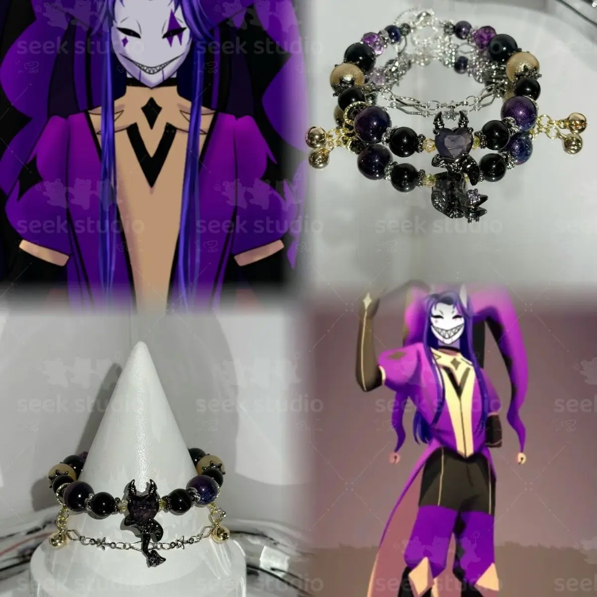 Women Beaded Bracelets Game Anime The Freak Circus Jester Dressing Up Wearing Props Men Gifts Couple Bracelet
Women Beaded Bracelets Game Anime The Freak Circus Jester Dressing Up Wearing Props Men Gifts Couple Bracelet