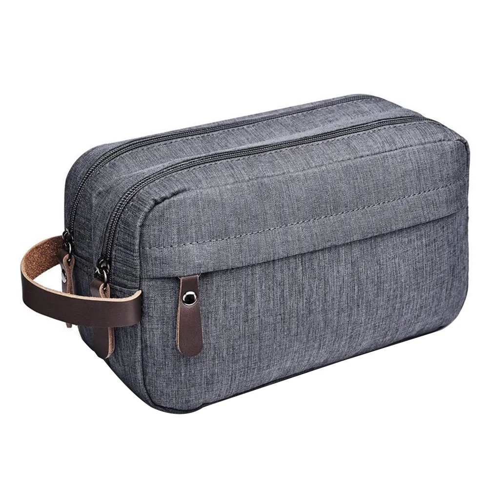 Мужская серая портативная дорожная косметичка, многофункциональная водонепроницаемая нейлоновая сумка для хранения, несессер для умывания и косметики
Мужская серая портативная дорожная косметичка, многофункциональная водонепроницаемая нейлоновая сумка для хранения, несессер для умывания и косметики
