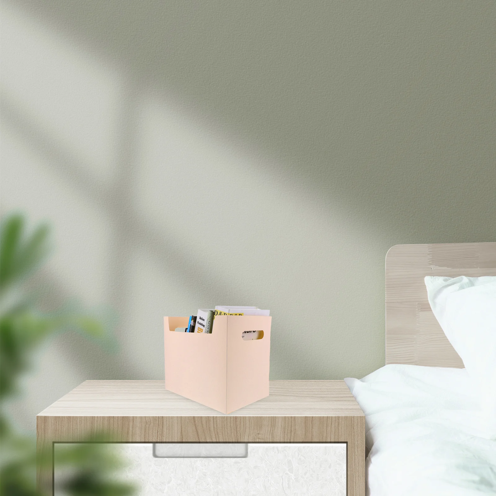 Multifunctional Storage Box Compact Sundries Basket for Desk Organizing Home Office File Holder Simple Container for Daily Use