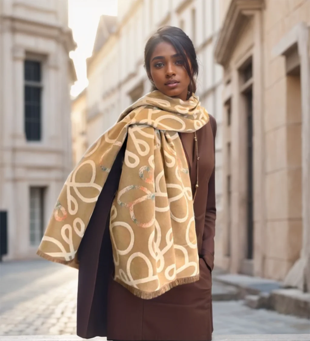 Двусторонний шарф из искусственного кашемира с линейным принтом, высококачественный теплый осенне-зимний модный аксессуар, шаль
Двусторонний шарф из искусственного кашемира с линейным принтом, высококачественный теплый осенне-зимний модный аксессуар, шаль