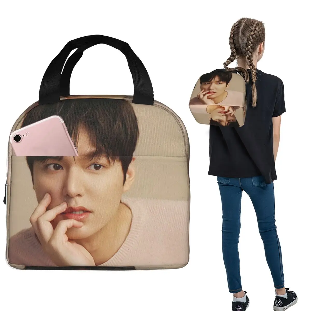 Kpop Lee Min Ho Insulated Lunch Bag for Women Kids Portable Food Boxes Thermal Lunch Box Tote
Kpop Lee Min Ho Insulated Lunch Bag for Women Kids Portable Food Boxes Thermal Lunch Box Tote