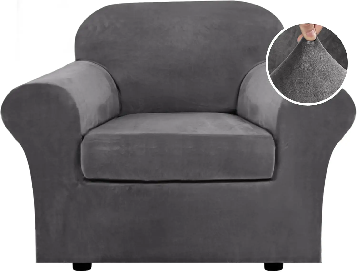 Rich Velvet Stretch 2 Piece Chair Cover Chair Slipcover Sofa Cover Furniture Protector Couch Soft With Elastic Bottom Chair
Rich Velvet Stretch 2 Piece Chair Cover Chair Slipcover Sofa Cover Furniture Protector Couch Soft With Elastic Bottom Chair