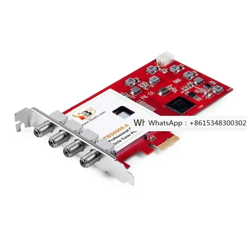 TBS 6909X Professional DVB-S2/S2X Octa Tuner PCI-E Card TBS 6909-X FTA Satellite Signal
TBS 6909X Professional DVB-S2/S2X Octa Tuner PCI-E Card TBS 6909-X FTA Satellite Signal