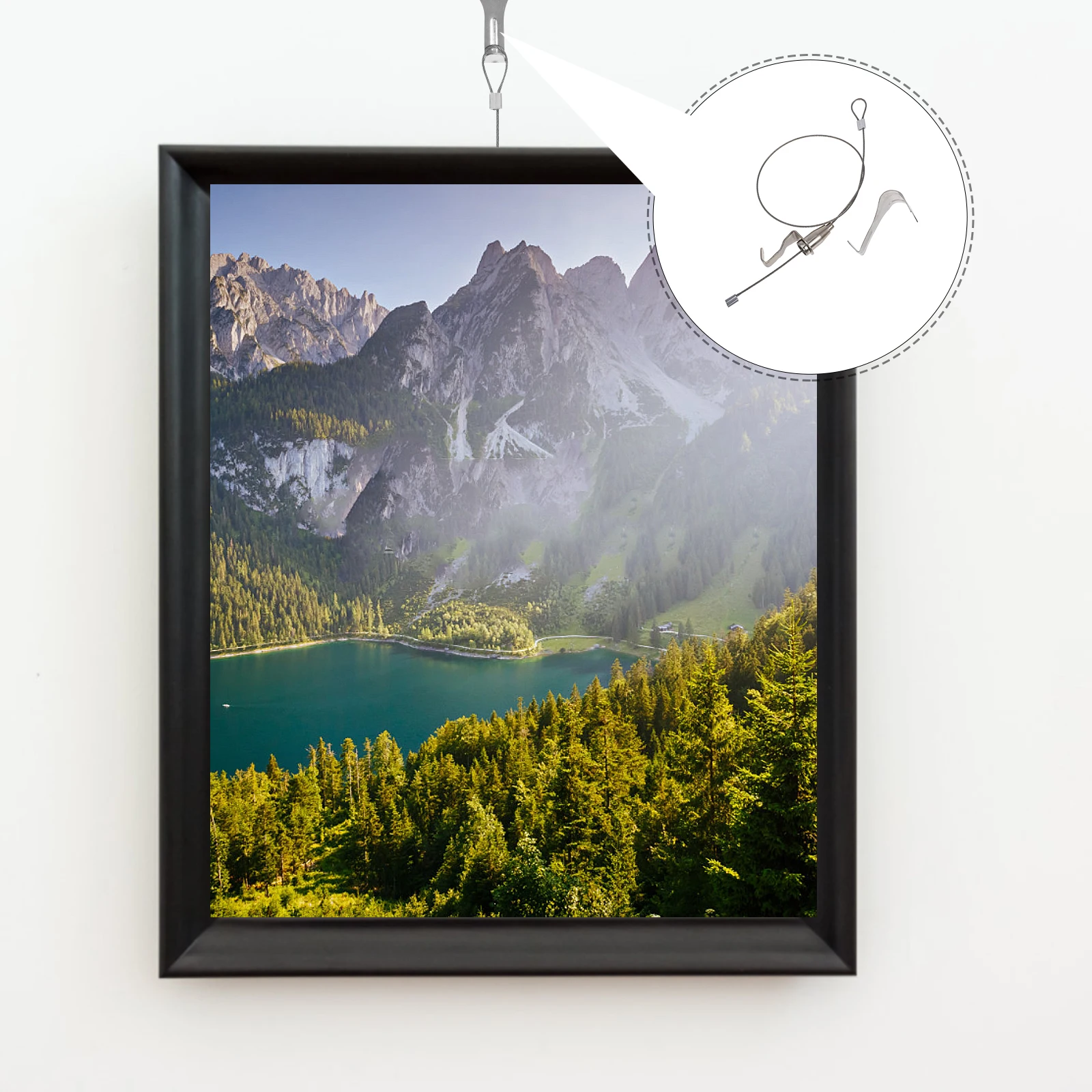 10 Sets Adjustable Picture Hanging Wire Rope Hooks for Wall Frames Photo Hangers Stainless Steel Picture Rail Hooks Kit Home
10 Sets Adjustable Picture Hanging Wire Rope Hooks for Wall Frames Photo Hangers Stainless Steel Picture Rail Hooks Kit Home
