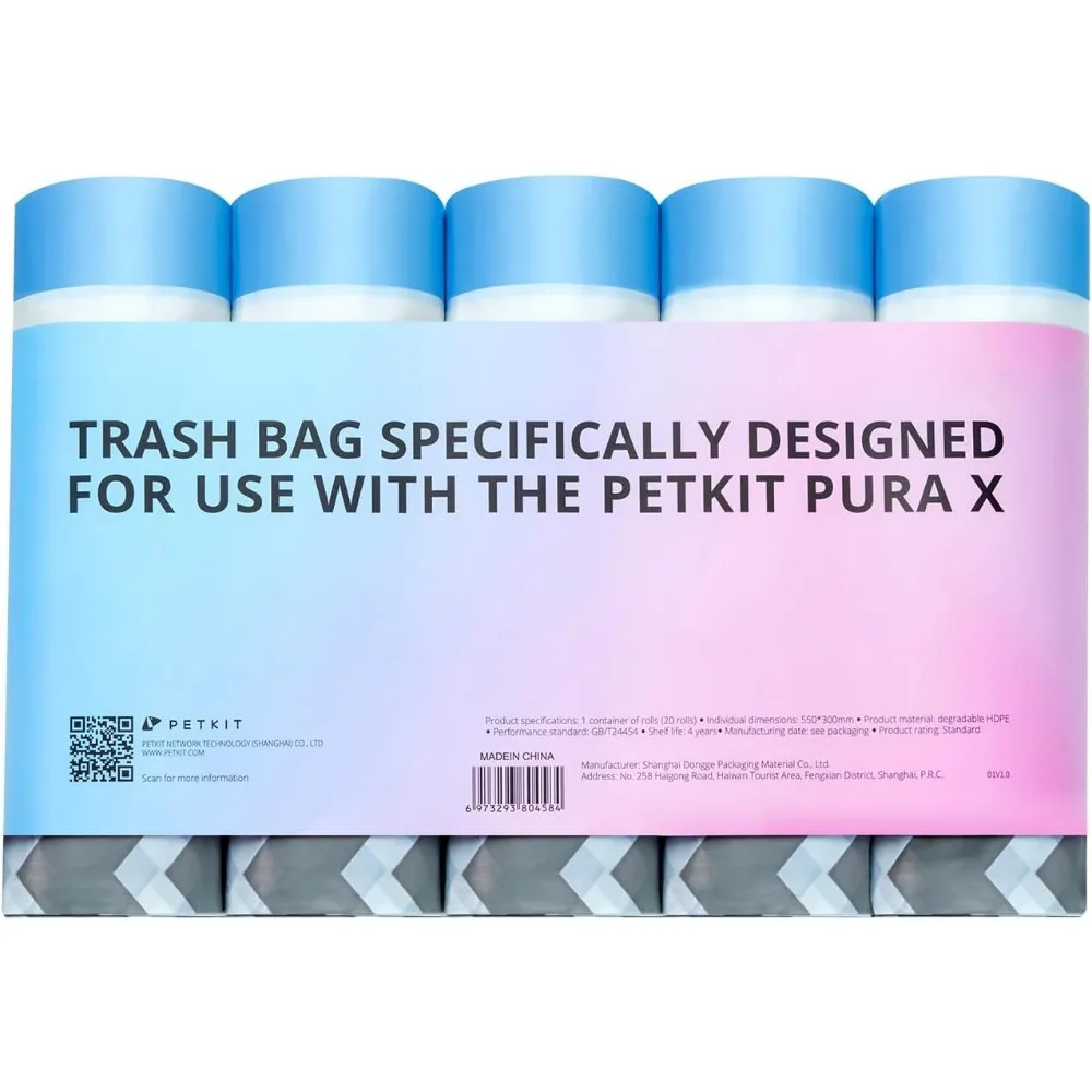 Petkit purax Puramax заменен мешки для мусора-5 рулонов, портативные конверты для кошачьего туалета для самоочищающегося кошачьего туалета
Petkit purax Puramax заменен мешки для мусора-5 рулонов, портативные конверты для кошачьего туалета для самоочищающегося кошачьего туалета