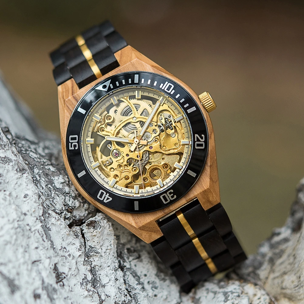 Mechanical Watch Men Wooden Watches BOBO BIRD Luxury Fashion Automatic Wristwatch Luminous Timepiece Clock Custom Gift Box OEM
Mechanical Watch Men Wooden Watches BOBO BIRD Luxury Fashion Automatic Wristwatch Luminous Timepiece Clock Custom Gift Box OEM