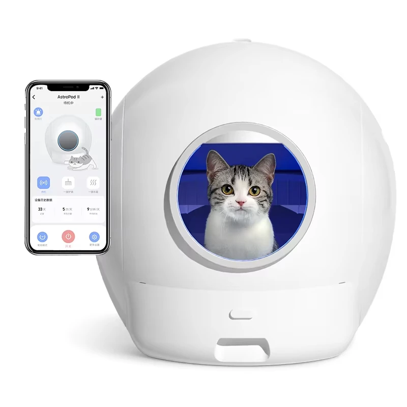 New Design Upgraded 2nd Generation Extra Large Automatic Cat Toilet Box App Control Intelligent Smart Self Cleaning box
New Design Upgraded 2nd Generation Extra Large Automatic Cat Toilet Box App Control Intelligent Smart Self Cleaning box