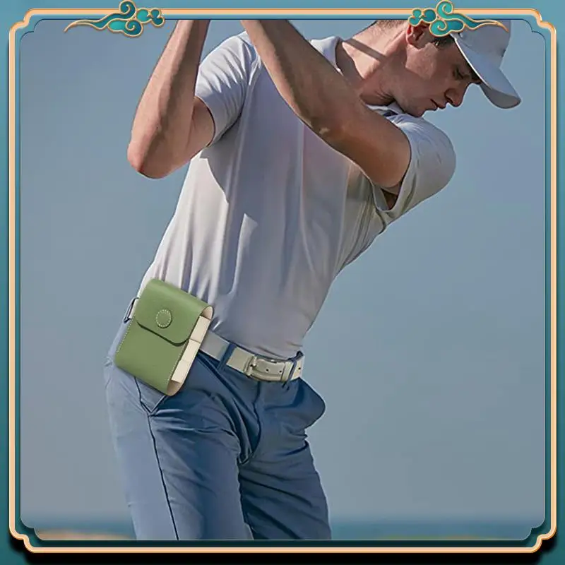 Latest Golf Ball Bag Rangefinder Instrument Shockproof Waterproof Diastimeter PU Leather Case Golf Portable Waistbag
Latest Golf Ball Bag Rangefinder Instrument Shockproof Waterproof Diastimeter PU Leather Case Golf Portable Waistbag