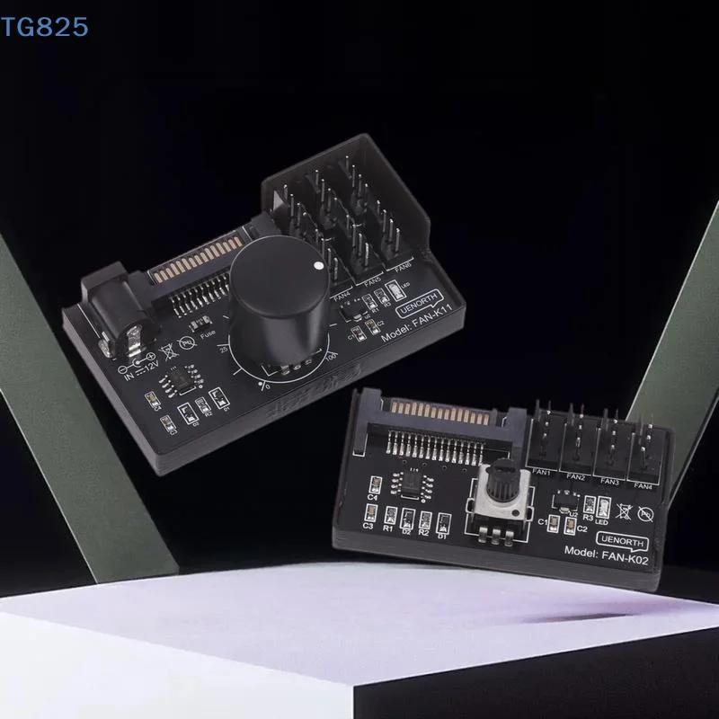 【AN】PWM Fan Speed Controller SATA DC Power On 4Pin Fan Governor NAS Server Fan Speed Regulator 4-Way 6-Way PWM Fan HUB Control
【AN】PWM Fan Speed Controller SATA DC Power On 4Pin Fan Governor NAS Server Fan Speed Regulator 4-Way 6-Way PWM Fan HUB Control